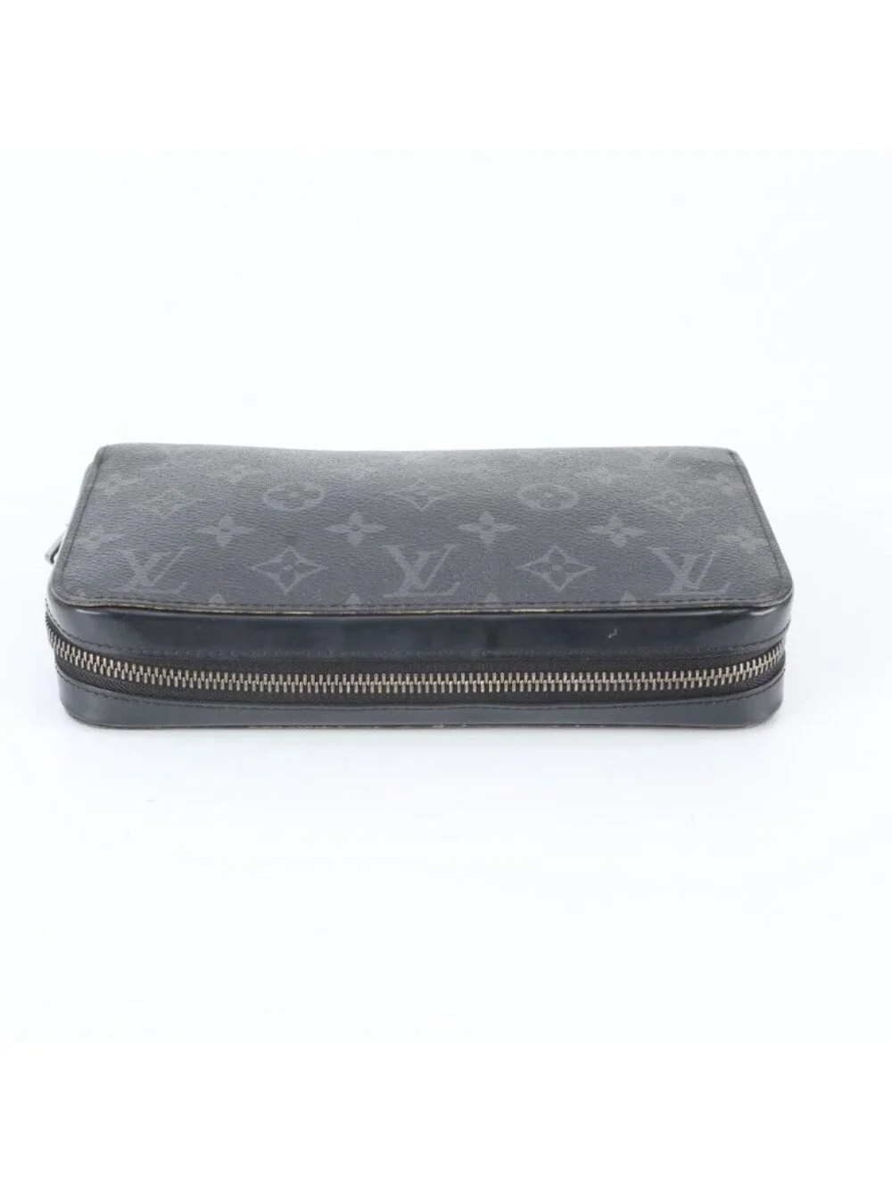 Louis Vuitton Monogram Eclipse Zippy Leather Wallet